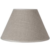 Abat-jour forme conique D40 toile de jute